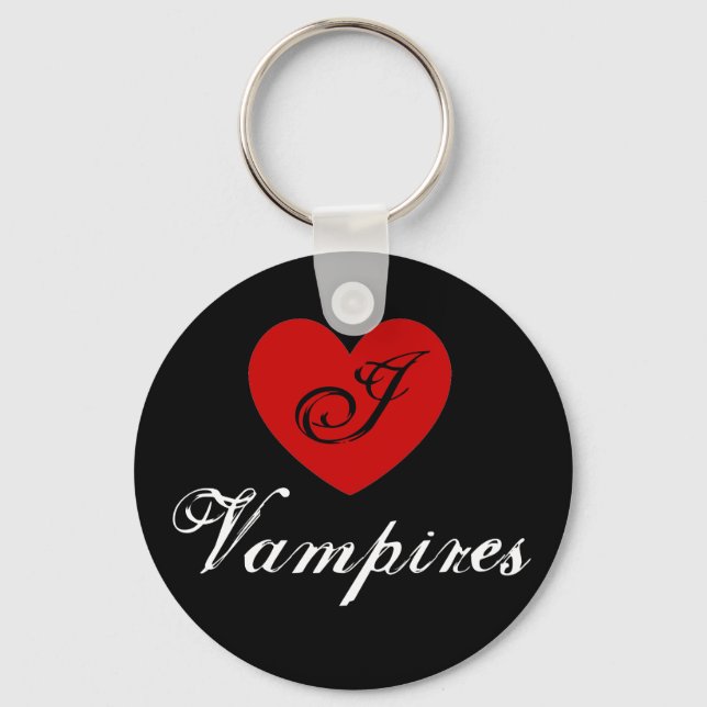 I heart Vampires Schlüsselanhänger (Vorderseite)