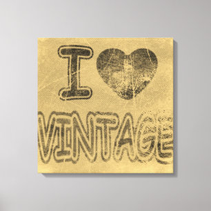 I Heart Vintage #2 Toile enveloppée