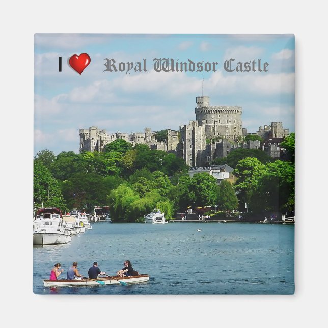 I heart Windsor Castle Kühlschrankmagnet (Vorne)