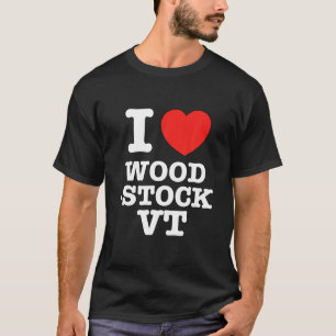 I Heart Woodstock (Vermont VT) Liebe T-Shirt
