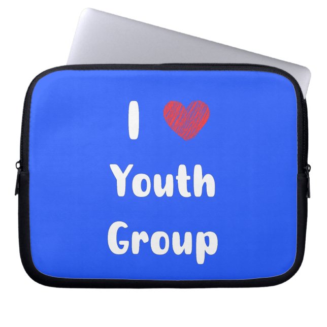 I Heart Youth Group Electronics Bag Laptopschutzhülle (Vorderseite)