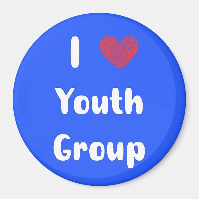 I Heart Youth Group Magnet (Vorne)