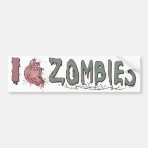 I Heart Zombies von Mudge Studios Autoaufkleber
