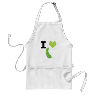 I Heart Zucchini Niedlich Kawaii Zucchini Schürze