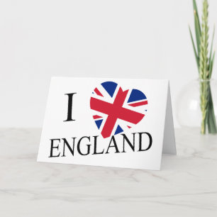 I Heartflag England bk gccnt Karte