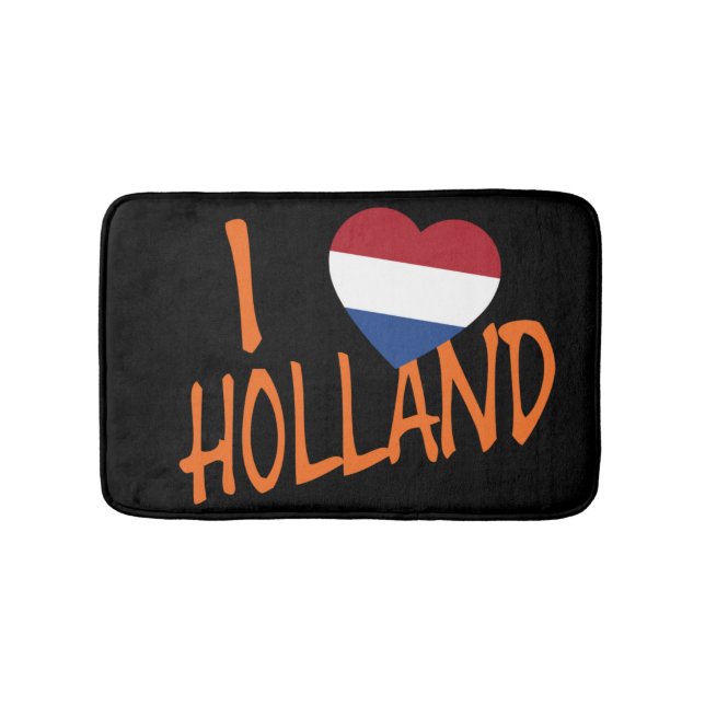 I Heartflag Holland oder auf bk bmcnt Badematte (Vorderseite)