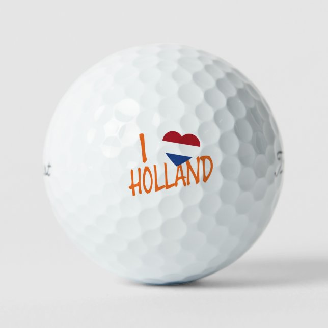 I Heartflag Holland oder auf wt tpv1 gbcnt Golfball (Vorderseite)