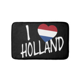 I Heartflag Holland wt auf bk bmcnt Badematte