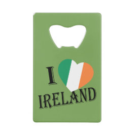 I Heartflag Ireland bk bocnt Geldbeutel Flaschenöffner