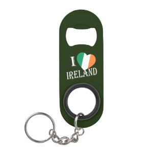I Heartflag Ireland wt bocnt Mini Flaschenöffner