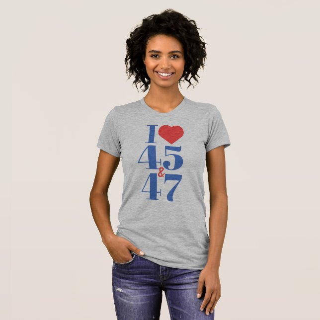 I Herz 45 & 47 T - Shirt (Vorne ganz)