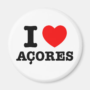 I Herz Acores Magnet