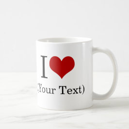 I Herz-(addieren Sie Ihren eigenen Kaffeetasse