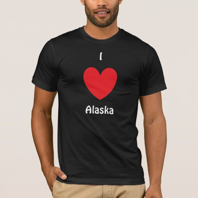 I Herz-Alaska-T - Shirt (Vorderseite)
