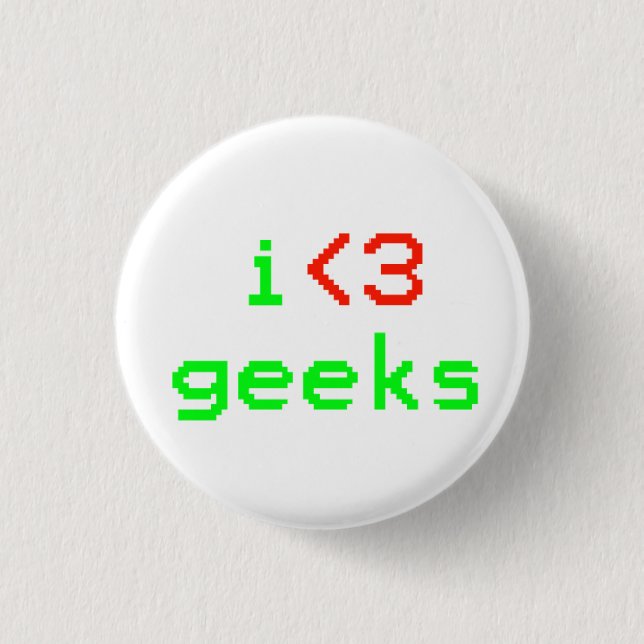 I Herz-Aussenseiter-Knopf Button (Vorderseite)