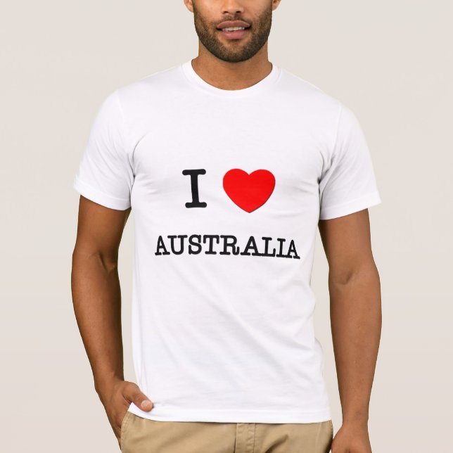 I HERZ AUSTRALIEN T-Shirt (Vorderseite)