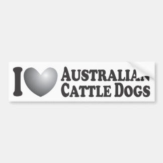 I Herz-australische Vieh-Hunde - Autoaufkleber