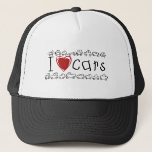 I Herz-Auto-T-Shirts und Geschenke Truckerkappe