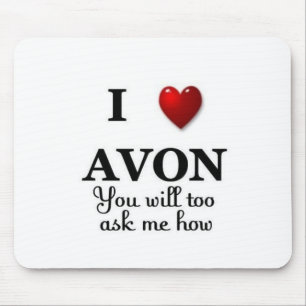 I Herz Avon fragen mich wie Mousepad