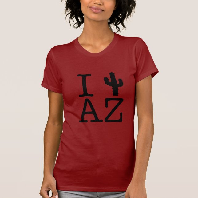 I Herz AZ T-Shirt (Vorderseite)