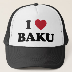 I Herz Baku Aserbaidschan Truckerkappe