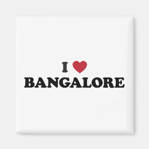 I Herz Bangalore Indien Magnet