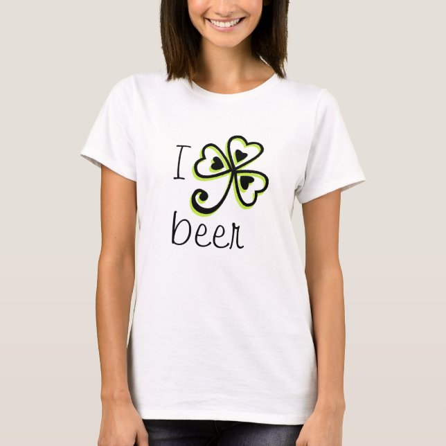 I Herz-Bier T-Shirt (Vorderseite)