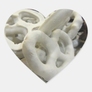 I Herz-Brezel-Aufkleber Herz-Aufkleber