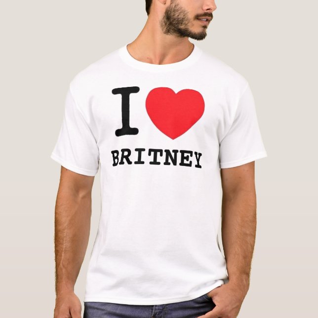 I (Herz) Britney T-Shirt (Vorderseite)