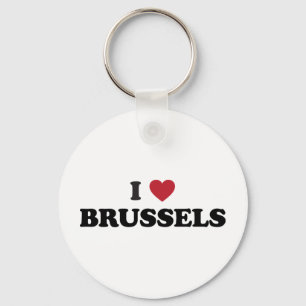 I Herz Brüssel Belgien Schlüsselanhänger