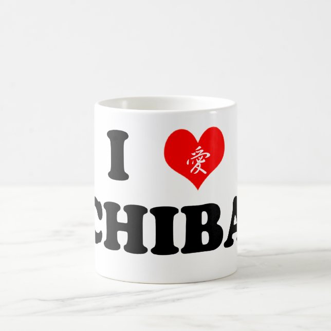 I Herz-Chiba-Tasse Kaffeetasse (Mittel)