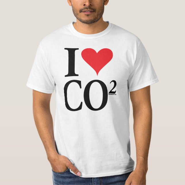 I Herz CO2 T-Shirt (Vorderseite)