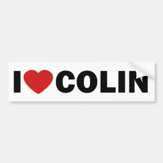 I HERZ COLIN AUTOAUFKLEBER
