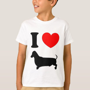 I Herz-Dackel T-Shirt