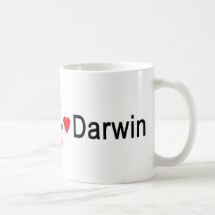 I Herz Darwin Kaffeetasse