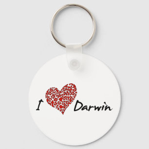 I Herz Darwin Schlüsselanhänger
