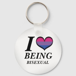 I Herz, das bisexuell ist Schlüsselanhänger