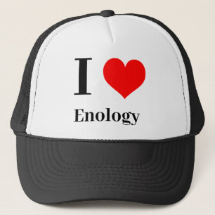 I Herz Enology Truckerkappe