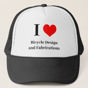 I Herz Fahrraddesign und Fabrikationen Truckerkappe