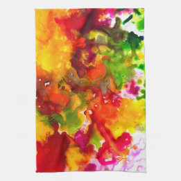 I Herz-Farbe Geschirrtuch