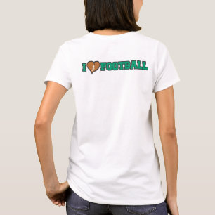 I Herz Fußball Liebe T-Shirt