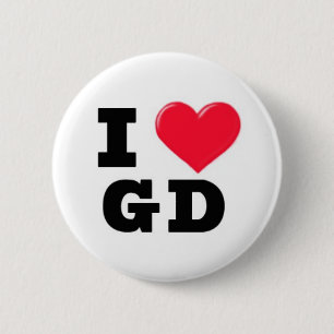 I Herz GD Button