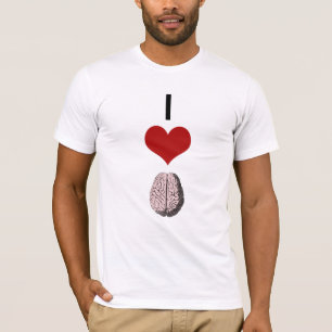 I Herz-Gehirn-Zombie-T-Shirt T-Shirt