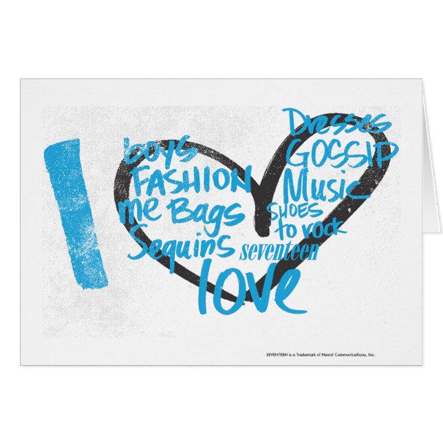 I Herz-Graffiti-Aqua (Vorderseite (Horizontal))