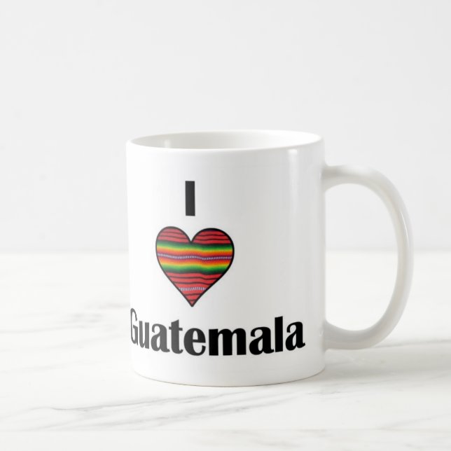 I Herz-Guatemala-Tasse Kaffeetasse (Rechts)