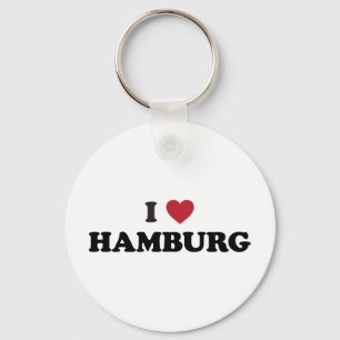 I Herz Hamburg Deutschland Schlüsselanhänger
