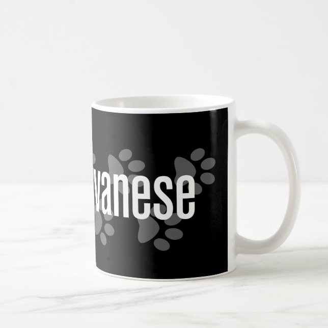 I (Herz) Havanese Kaffeetasse (Rechts)