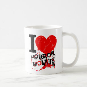 I HERZ-HORROR-FILME KAFFEETASSE