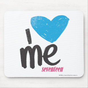 I Herz ich Aqua Mousepad