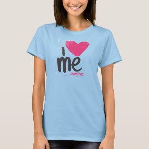 I Herz ich magentarot T-Shirt